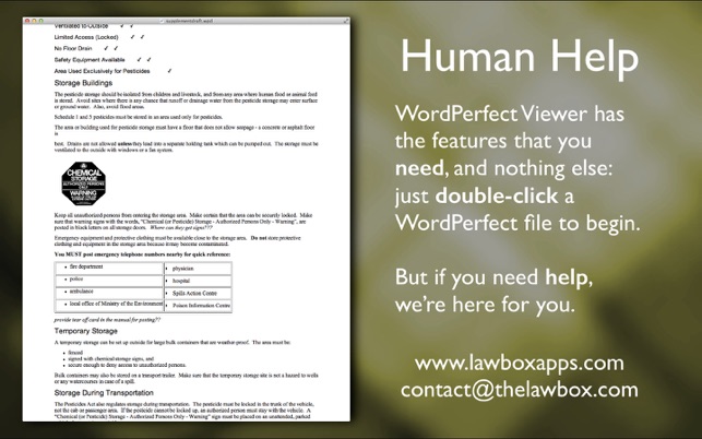 Wordperfect viewer windows